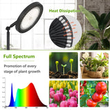 1 x Brand New Rayofly Plant Lamp LED Full Spectrum, 100W Plant Light for Indoor Plants, Height Adjustable Growth Lamp with Timer 4 8 12H and 132 Light Beads, Stand Grow Light for Large Plant - RRP €59.99