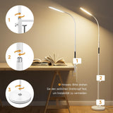 1 x RAW Customer Returns anyts floor lamp dimmable LED floor lamp living room floor lamp with 3 uses as desk lamp floor lamp clampable architect lamp - RRP €42.99