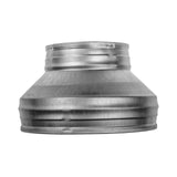 1 x RAW Customer Returns 150 to 80 mm channel reducer, round reducer, pipe riser, galvanized steel reducer drain, drain and vent , reducing coupling - RRP €20.6