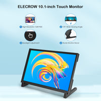 1 x RAW Customer Returns ELECROW Portable Monitor, 10 inch 1280 x 800 HDMI Touch Screen Monitor for PC, Raspberry Pi, 3D Printer, Works as Gaming Monitor, CCTV Monitor and PC Monitor, Raspberry Pi Screen - RRP €104.4