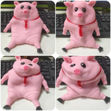 7 x Brand New Anti Stress Pig for Children and Adults, Pig Squeeze Toy, Funny Piggy Squeeze Toy, Stress Balls Pig Stress Toy for Leisure Entertainment Stress Relief - RRP €77.56