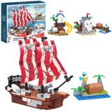 1 x RAW Customer Returns Creator 3in1 Pirate Construction Toys, Pirate Ship, Pirate Tree House, Skull Island, Creative Toys for Kids Ages 6 and Up, Gift for Boys and Girls, 260 Pieces - RRP €27.53