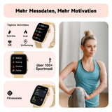 1 x RAW Customer Returns BingoFit Smartwatch Women Men with Telephone Function, 1.91 Inch AMOLED Touchscreen Fitness Tracker, Fitness Watch with Heart Rate Monitor Sleep Monitoring Blood Pressure SpO2, 100 Sports Modes Smartwatch  - RRP €36.29