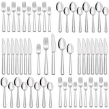 3 x RAW Customer Returns Cutlery set for 12 people, 60-piece stainless steel cutlery set, dining cutlery set with knife, fork, spoon, stainless steel dining cutlery for family party restaurant, highly polished dishwasher safe - RRP €110.97