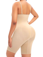 1 x RAW Customer Returns Werkiss Body Shapewear, Shapewear, Slimming Belt, Flat Stomach, Figure Shaping, Invisible, Bodysuit, 2 Beige, 36 - RRP €37.63