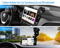 1 x RAW Customer Returns Dashboard Tablet Holders Car Front, woleyi Car Truck Tablet Holder Suction Cup Strong, Windshield Car Holder for iPad Pro Air Mini Galaxy Tabs Lenovo Mobile Phones 4-12.9  - RRP €35.99