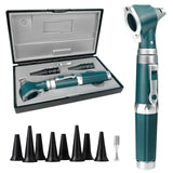 1 x RAW Customer Returns Scian Otoscope with Light - Ear Infection Detector and Bag Ear Scope - Includes Hard Plastic Case - Suitable for Children, Adults, Doctors, Pets - Available in Multiple Colors Green  - RRP €36.29