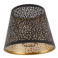 1 x RAW Customer Returns dsheng metal lampshade cover, E26 E27 lampshade with inner gold pattern for table lamp - RRP €32.85