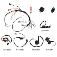 1 x RAW Customer Returns YULLING Complete Electrics Stator Coil CDI Harness Spark Plug Quad Wiring Harness Set For 50cc 70cc 90cc 110cc 4 Stroke ATV Bike Buggy - RRP €45.61