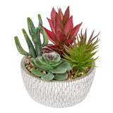 1 x RAW Customer Returns Briful artificial plant succulents artificial houseplant succulent arrangement decorative table decoration living room succulent in cement pot for bathroom desk sideboard height 16cm - RRP €22.18