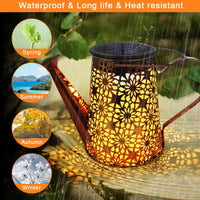 1 x RAW Customer Returns HELESIN solar lamps for outdoor decoration, 90 1 LED solar watering can with fairy lights outside, IP65 waterproof solar watering can garden, solar lamps hanging for garden, patio, flower pot and lawn - RRP €21.17