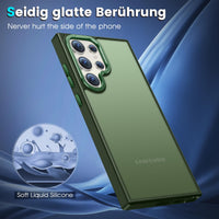 30 x Brand New PuyaTeya for Samsung Galaxy S23 Ultra Case, Matte Oil-Repellent Protective Case Shockproof Scratch-Resistant S23 Ultra Case 5G Fingerprint Resistant for Samsung S23 Ultra Case 6.8 Inch Dark Green  - RRP €453.6