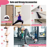 1 x RAW Customer Returns Resistance Bands Resistance Bands Set, 5 Fitness Bands Expander Tube Bands, Fitness Band with Large Handle Ankle Strap Door Anchor Attachment Carrying Bag, Ideal for Pilates Strength Training Physiotherapy - RRP €49.2