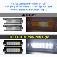 1 x RAW Customer Returns TECTICO LED License Plate Light SMD Canbus Ultra White for Ki-a Ceed Type ED JD Hyun-dai I30 CW GD 5D Accent Elantra GT, 2 pieces - RRP €21.17