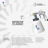 1 x RAW Customer Returns BenBow compressed air cleaning gun Classic effectively removes dirt when cleaning car interiors with 1-litre container for cleaning agent - RRP €54.44