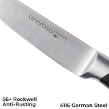 1 x RAW Customer Returns linoroso vegetable knife 9cm paring knife sharp fruit knife kitchen knife small kitchen knife forged pieces made of German carbon steel ergonomic handle with elegant gift box - Classic series - RRP €24.95