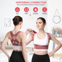 1 x RAW Customer Returns SWINILAYA Posture Corrector for Back and Shoulders - Adjustable Band for Men and Women - Upper Back Straightener - Neck and Upper Back Pain Relief Medium  - RRP €22.85