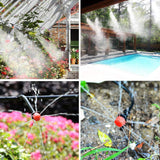 1 x RAW Customer Returns HUAZIZ Drip Irrigation System, 50M Garden Irrigation System, DIY Drip Irrigation Kit for Micro Garden, Adjustable Nozzle Sprinkler Sprayer, Automatic Watering, Garden, Greenhouse - RRP €25.78