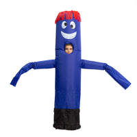 1 x RAW Customer Returns Spooktacular Creations Halloween Inflatable Costume for Kids Tube Dancer Waving Arm Halloween Tube Costume Kids-Blue - RRP €33.99