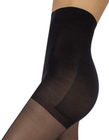 1 x RAW Customer Returns CALZITALY Strong Medical Graduated Compression Tights with Open Toe 18-22 mm Hg Sheer Toeless Medical Stockings Black, Natural S, M, L, XL 140 DEN Made in Italy S, Black  - RRP €26.09