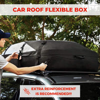 1 x RAW Customer Returns Car Roof Rack Bag 792 Liters . Waterproof Car Roof Bag made of Oxford 600 PVC Interior, Flexible with 6 Straps for Installation in Cars with or without Roof Rack. 160x110x45cm  - RRP €83.58