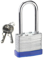 2 x RAW Customer Returns CL-Link U-Lock Padlocks, Long Lock with Keys, Heavy Duty Padlock, Weatherproof, Heavy Duty, Laminated for Gym, Locker, School, Garage, Fence, Shed - RRP €20.18