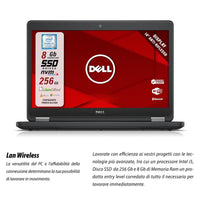 1 x RAW Customer Returns Dell Latitude, Ready-to-Run Notebook Laptop PC, 14 HD Display, Intel i5-6200u, 8Gb Ram, 256Gb SSD, Laptop with Libre, W 10 Refurbished  - RRP €196.72