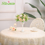 1 x Brand New BLOSMON Artificial Flowers Peonies Flower Ball Table Wedding Decoration Pack of 2 Artificial Flowers Champagne Silk Fake Flowers for Centerpiece Table Decoration Artificial Bouquet Arrangements Home Celebration Decoration - RRP €22.24