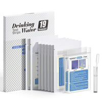 1 x RAW Customer Returns Water tester drinking water - 102x 19 indicators water test strips for drinking water quick test - Easy check of water quality - Water test strips with hardness, lead, iron, copper - RRP €26.99