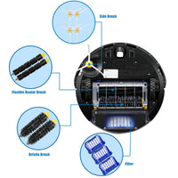 1 x RAW Customer Returns Replacement Parts for iRobot Roomba 600 Series 605 610 614 616 620 621 625 630 635 640 650 660 665 670 671 676 680 681 690 695 696 697 Brushes Accessories for iRobot Roomba - RRP €17.69