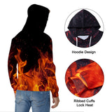 1 x RAW Customer Returns Freshhoodies 3D Hoodie for Men Women Funky Lava Printed Pullover Hooded Lightweight Sweatshirt for Casual Holiday L - RRP €25.04