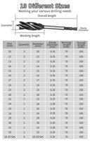 1 x RAW Customer Returns Meccion Professional Wood Drill Set Auger Drill Self Feed Woodworking Auger Drill 10mm 12mm 14mm 16mm 18mm 20mm 22mm 25mm with 1 4 inch Hex Shank - RRP €32.38