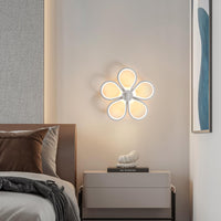 1 x RAW Customer Returns Modern LED Ceiling Light, 30W 3375LM Modern Ceiling Light, White Creative Flower Shape Ceiling Lighting Made of Silicone, Indoor Ceiling Lamps for Balconies, Hallway, Living Room, Bedroom, Kitchen, 3000K Warm White  - RRP €19.34