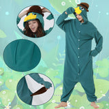 1 x RAW Customer Returns Antsparty Onesie Animal Costume for Women Men, Relax Onesie Jumpsuit Cartoon Sleepsuit Pajamas, Carnival Pajamas Adults - RRP €26.21