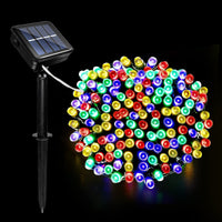 1 x RAW Customer Returns Acxilexy 12M Outdoor Solar String Lights, 100LED Solar Lights Outdoor, 8 Modes, Waterproof Copper Wire LED Fairy Lights, Decorative Solar String Lights for Garden, Christmas, Balcony, Patio - RRP €14.09