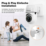 1 x RAW Customer Returns DIDseth indoor surveillance camera, 2K 3MP WLAN camera indoor plug and play, WiFi camera, 360 degree PTZ IP camera with motion detector, color night vision, automatic tracking, two-way audio - RRP €34.99