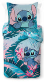 1 x RAW Customer Returns Jay Franco Disney Lilo and Stitch floral bedding for one person - children s bedding set including 80 x 80 cm pillowcase, machine washable cotton bed linen - RRP €22.99