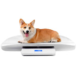 1 x RAW Customer Returns Digital Pet Scale, Baby Scale, with 3 Weighing Modes kg oz lb , Max 220 lbs, Precision up to 0.02lbs, White - RRP €50.41