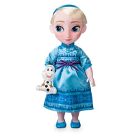 1 x RAW Customer Returns Disney Store doll ELSA from the Animator Collection, Frozen, 39 cm 15 , real-looking hair for combing, outfit and shoes, with Olaf as a satin plush toy, collectible doll from 3 years - RRP €32.71