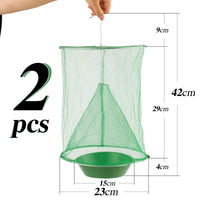 1 x RAW Customer Returns BOFUNX 2pcs Outdoor Fly Trap, Suspended and Foldable Hanging, Anti-mosquito - RRP €13.51