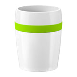 1 x RAW Customer Returns Emsa N2060200 Travel Cup Ceramics insulated cup, 0.2 l, ceramic coating, white light green 11.2 cm - RRP €13.99