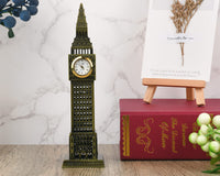 1 x RAW Customer Returns ds. Distinctive Style Metallic Big Ben Tower Model Statue Decoration 23.5cm  - RRP €15.97