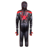 1 x RAW Customer Returns Disney Store Official Miles Morales Spiderman Costume Kids Costume 3 Piece Superhero Suit Costume set includes a padded muscle suit, gloves and head mask - RRP €19.2