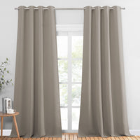 1 x RAW Customer Returns PONY DANCE Opaque curtains with eyelets, set of 2, H 245 x W 140, blackout curtains, bedroom, thermal curtain, eyelet curtain, heat-insulating - RRP €39.38