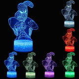 5 x Brand New SNOMYRS 3D Super Hero Night Light 16 Color Changing Table Lamps with Remote Control and Smart Touch, Gifts for Boys, Girls and Super Hero Fans 3 Pack - RRP €146.15