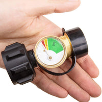 1 x RAW Customer Returns LEWITORS 2 pieces propane tank indicator, RV propane tank indicator, level indicator, gas pressure gauge with type 1 connection, leak detector for cylinder, BBQ gas grill, mobile home, heater - RRP €28.22