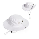 5 x RAW Customer Returns HilyBony Sun-Hats-for-Men-with-UV-Protection-Wide Brim Bucket Fishing Safari Boonie Hat for Summer, White, 7,375 - RRP €120.0