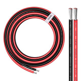 1 x RAW Customer Returns 10mm2 Cable, 8 AWG Electronics Cable, iGreely 3m Red 3m Black Tinned Copper Wire for Solar Panel Audio Automotive Trailer Marine Wiring Harness Wiring - RRP €26.21