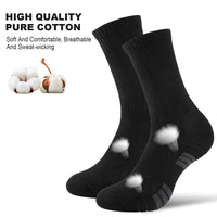 1 x RAW Customer Returns coskefy sports socks, socks for men, women, 43-46, 39-42, 35-38, 47-50, 6 pairs of tennis socks, breathable cotton socks for fitness, tennis, trekking, running, everyday life, black - RRP €19.99