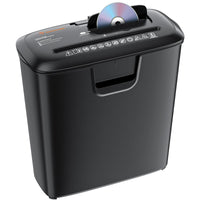 1 x RAW Customer Returns Bonsaii Home Paper Shredder, 8 Sheet Straight Cut Paper Shredder, CD Credit Card Shredder with Overheat Protection, with 13L Trash Can S120-C  - RRP €31.99